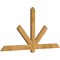 Ekena Millwork Kennewick Rough Sawn Timber Gable Bracket, Western Red Cedar, 72"W x 36"H x 2"D x 4"F, 12/12 Pitch GBW072X36X0204KEN00RWR - alternate 3